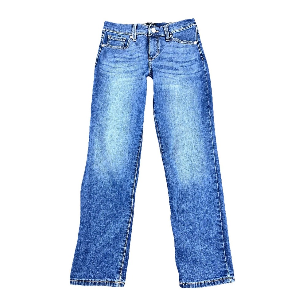 Banana Republic Mid Rise Slim Fit Petite OLX New House Med Wash Blue Jeans 25/0 - Picture 1 of 6